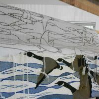 Migration - on the loom by Ulrika Leander