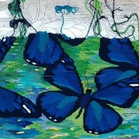 Brief Moment - on the loom by Ulrika Leander