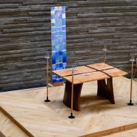 Untitled Tapestry by Ulrika LeanderInstalled