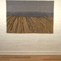 Threads of Land and Weather On the wall